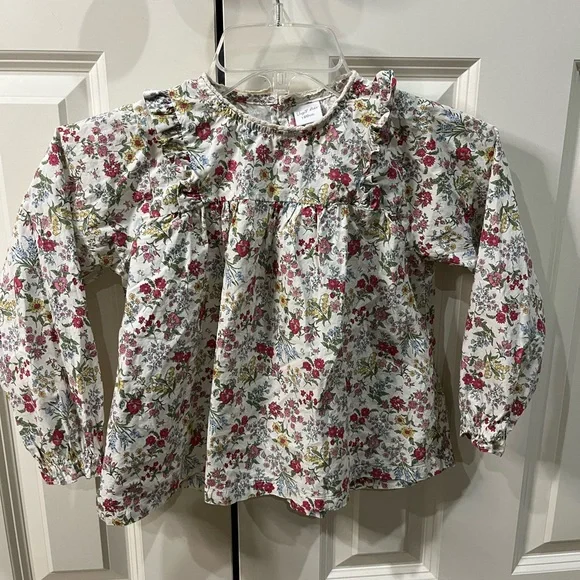 Kids Virgil kids brand long sleeve floral print shirt - Picture 2 of 4